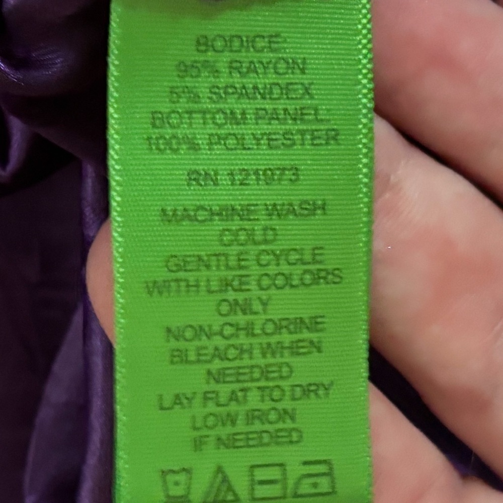 Logo Instant Chic Purple Knit And Crinkle Satin Shirt Size Medium Boho Casual - Picture 3 of 4